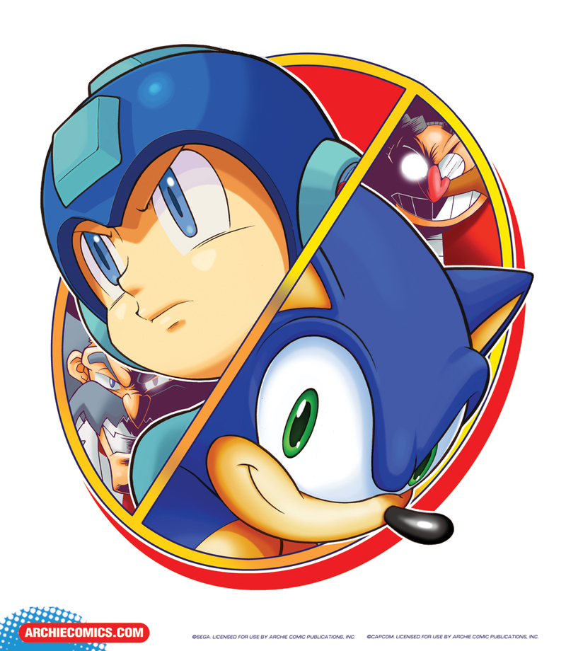 Illustration for article titled Sonic/Mega Man Crossover Won’t Feature Any Human/Animal Romance
